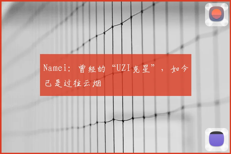 Namei:曾经的“UZI克星”,如今已是过往云烟