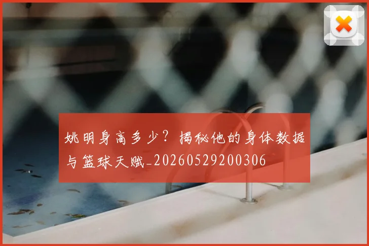 姚明身高多少？揭秘他的身体数据与篮球天赋_20260529200306