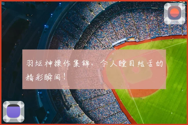 羽坛神操作集锦,令人瞠目结舌的精彩瞬间!